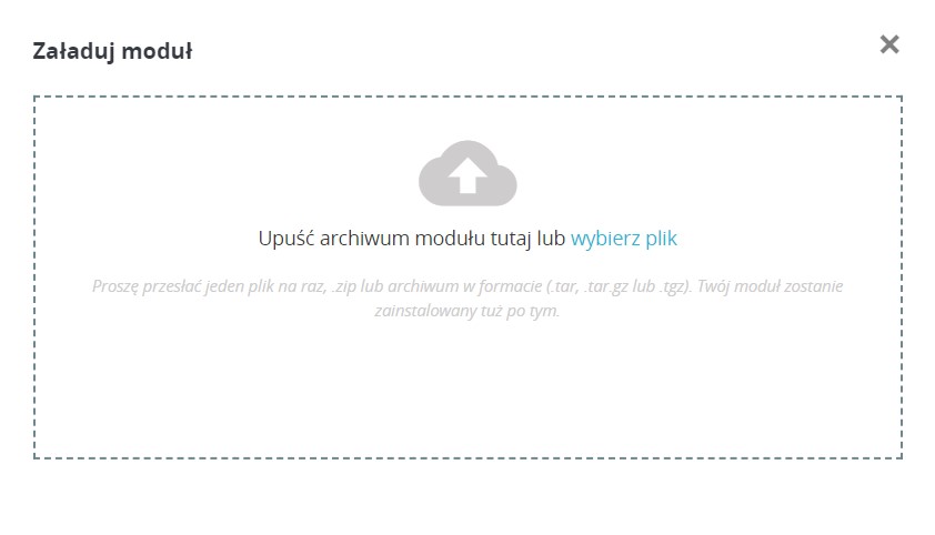 Wybór pliku